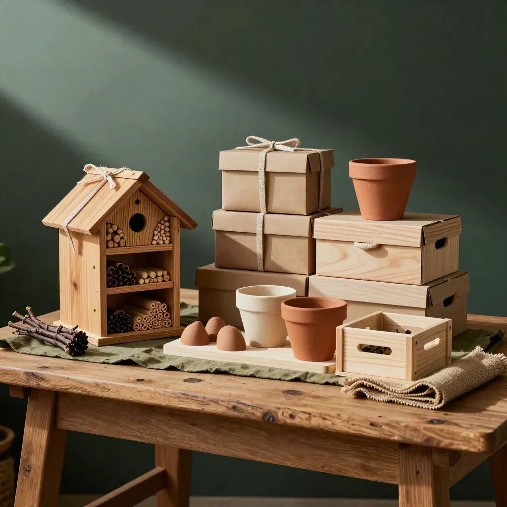 Kit d’animation nature prêt à partir, dans une lumière cinématographique dramatique.